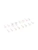 Silver Pink Diamante Heart & Bow Mixed Earrings 8-Pack sold by lovisa
