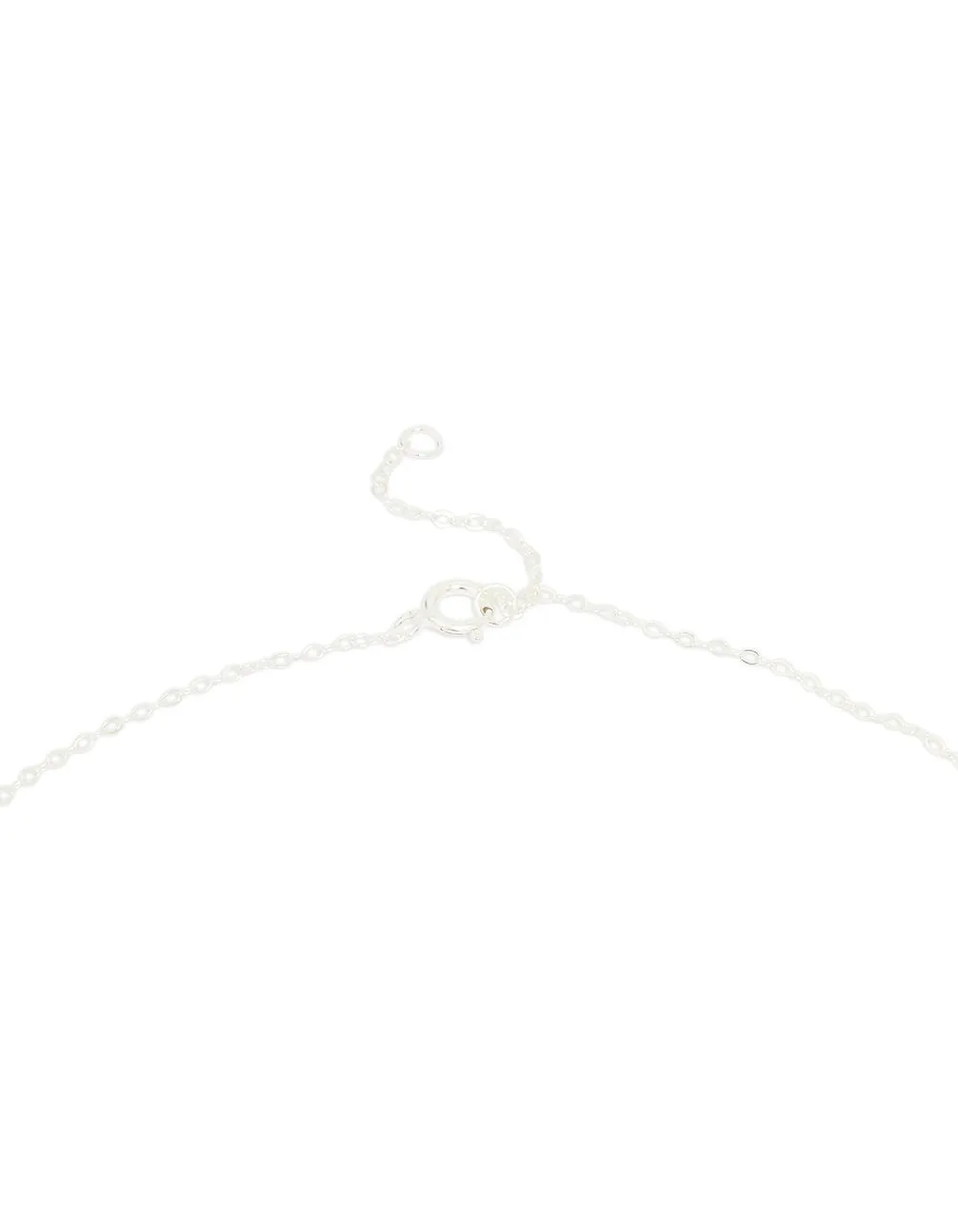 Sterling Silver Cubic Zirconia Cross Pendant Necklace sold by lovisa product image thumbnail 3