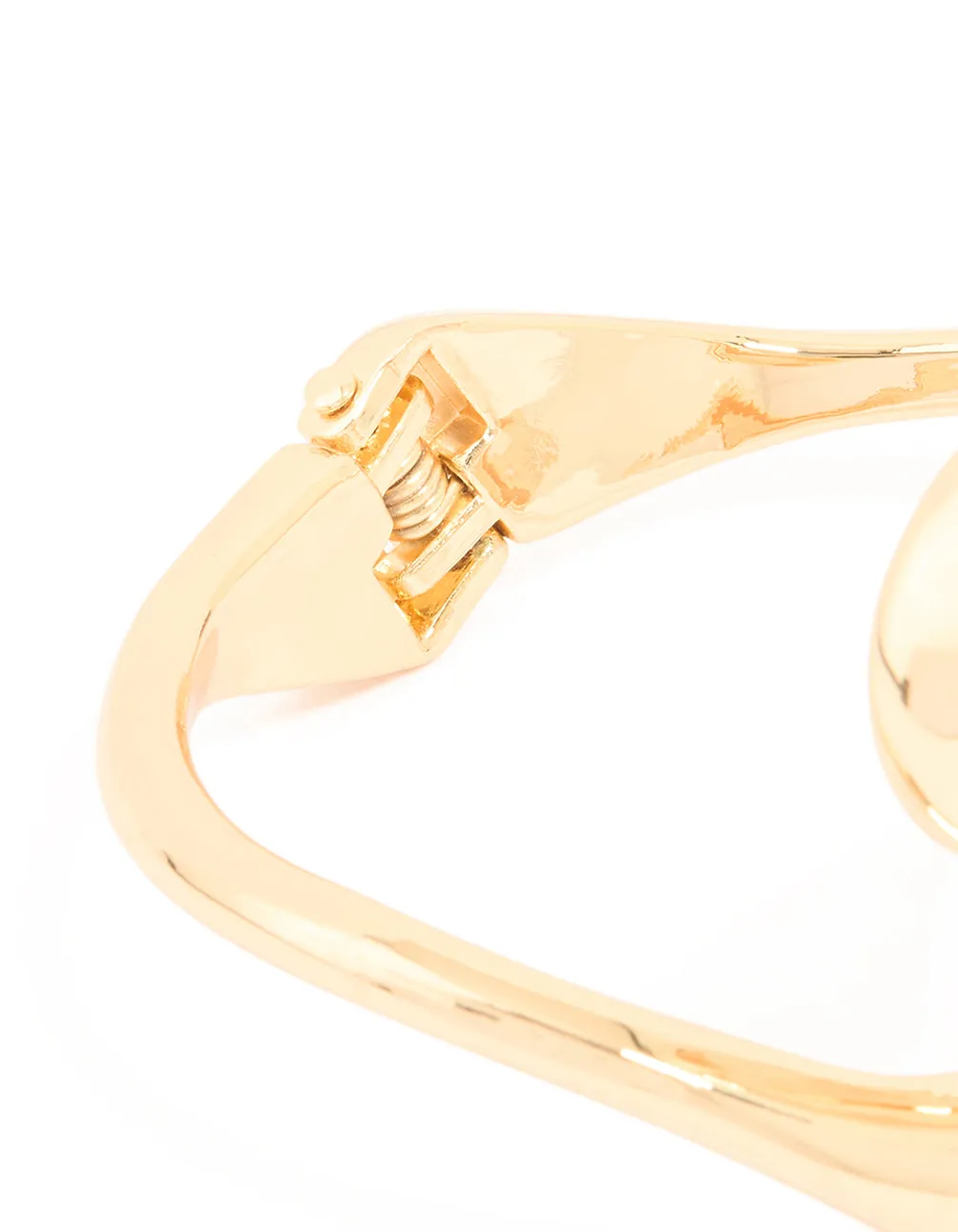 Gold Large Yin-Yang Wrist Cuff sold by lovisa product image thumbnail 3