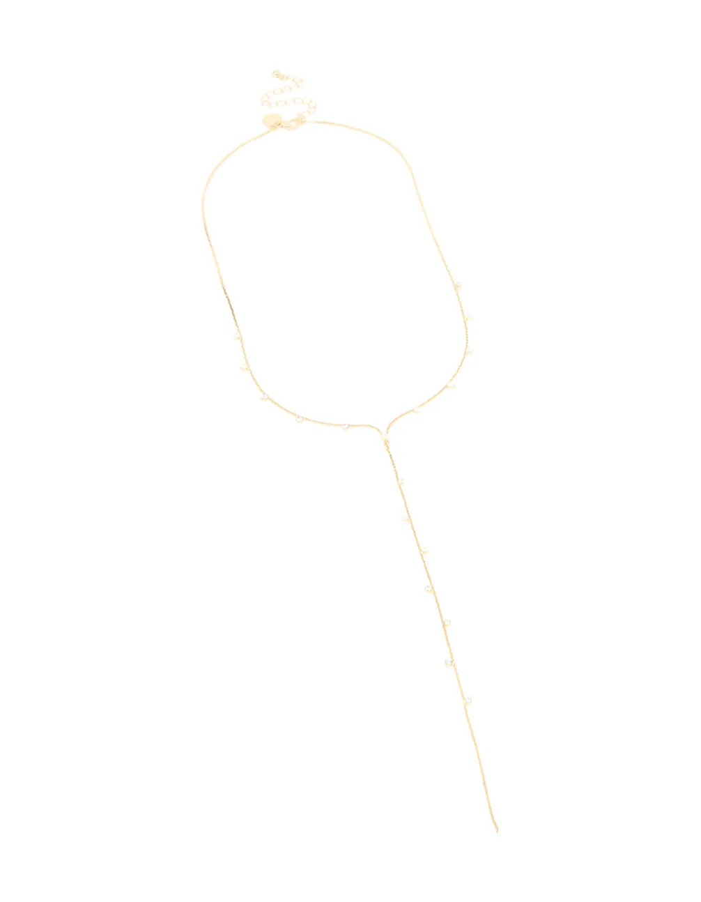 Gold Diamante Marquise Snake Y-Necklace sold by lovisa product image thumbnail 2