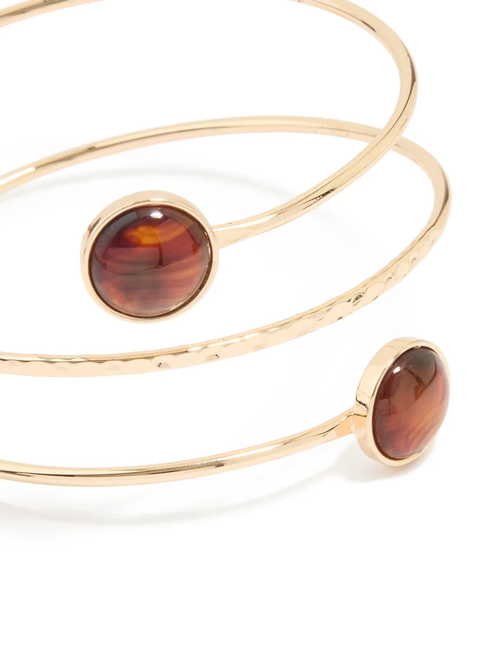 Gold Tiger Eye Arm Cuff sold by lovisa product image thumbnail 2