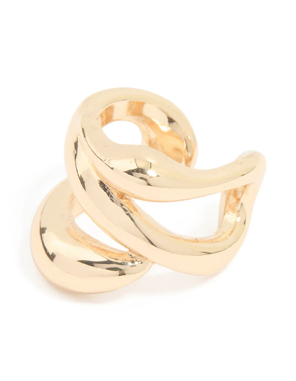 Gold Plated Multi-Row Ear Cuff sold by lovisa