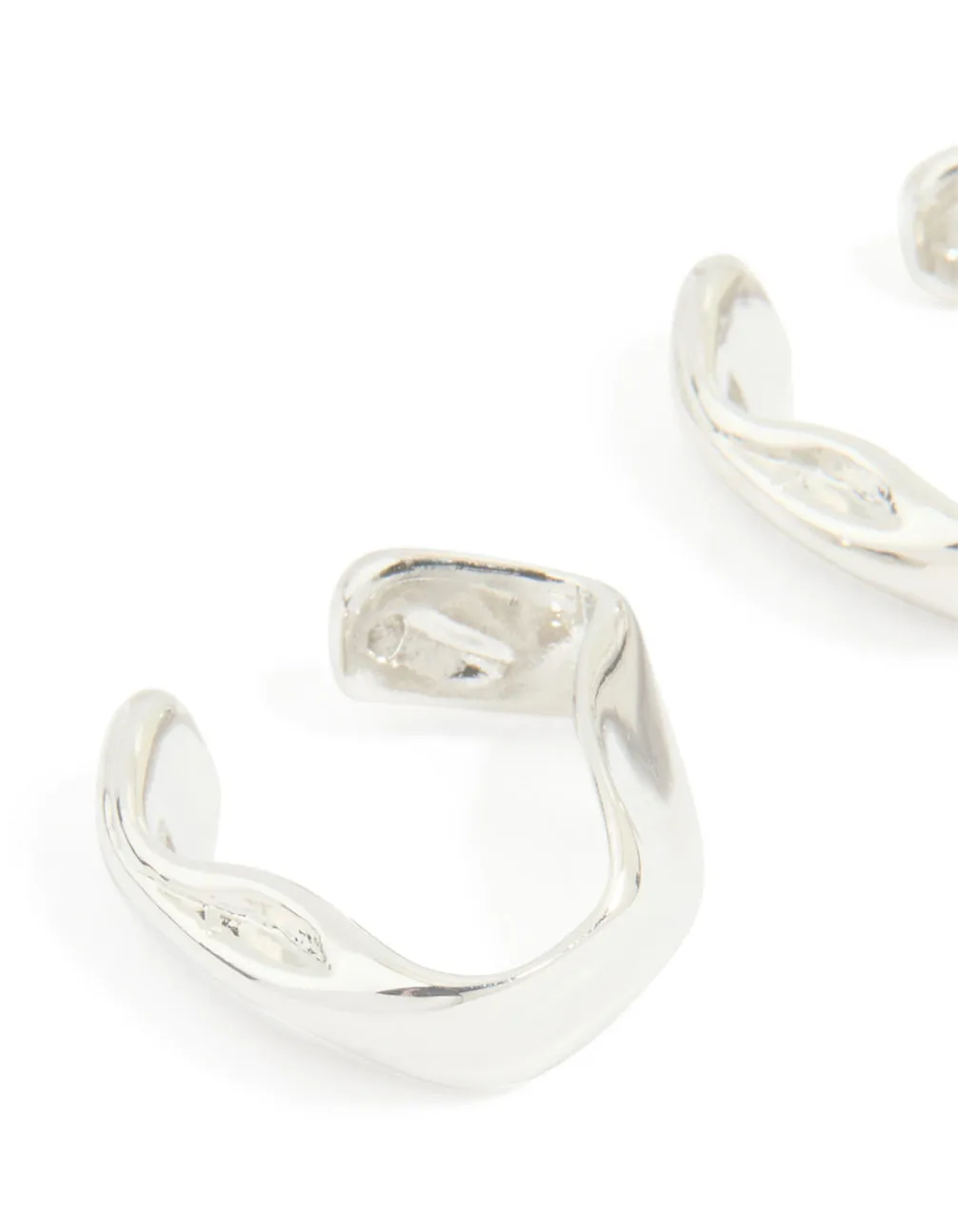 Silver Plated Single Molten Ear Cuff sold by lovisa product image thumbnail 2