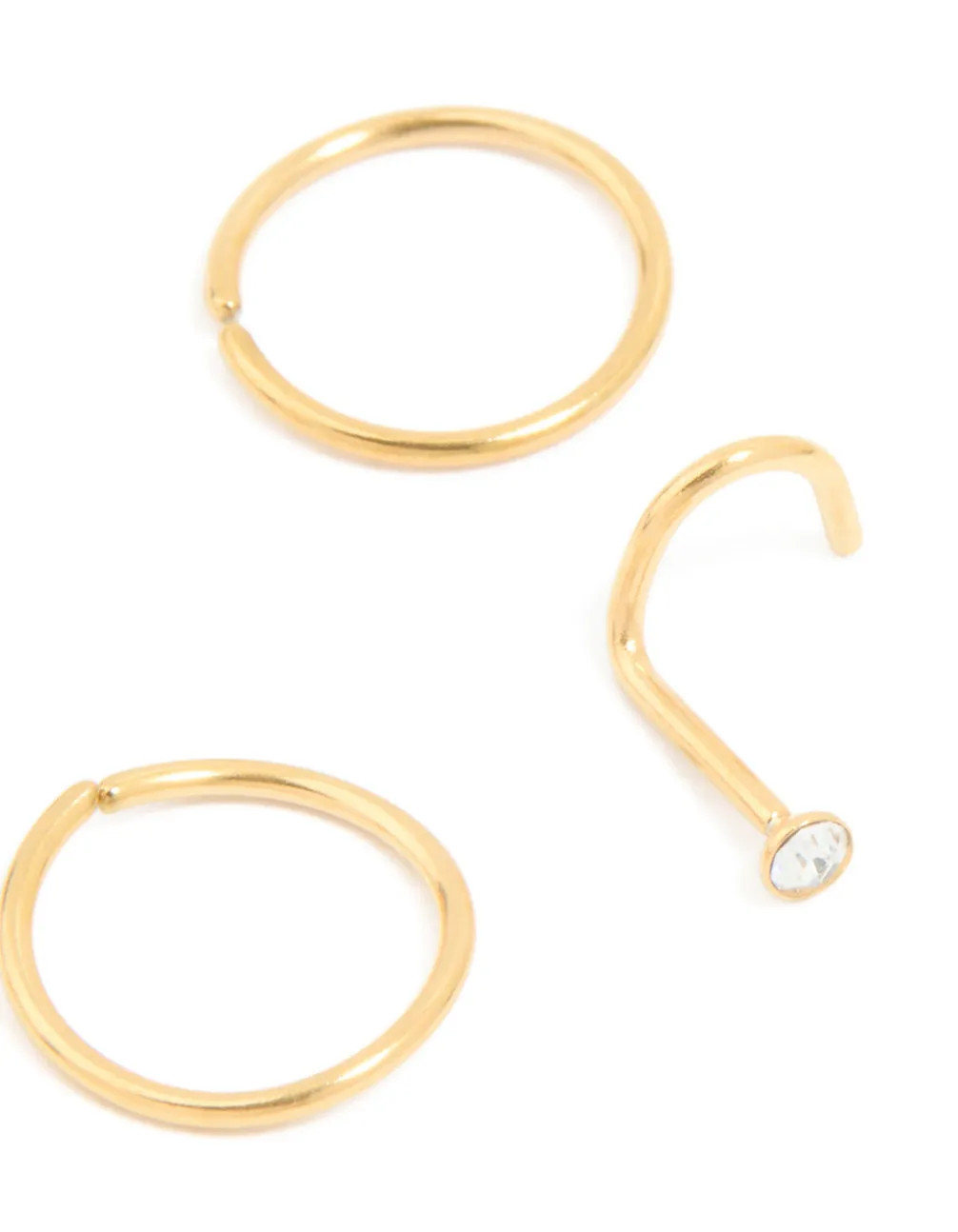 Surgical Steel Nose Stud & Ring 6-Pack sold by lovisa product image thumbnail 3