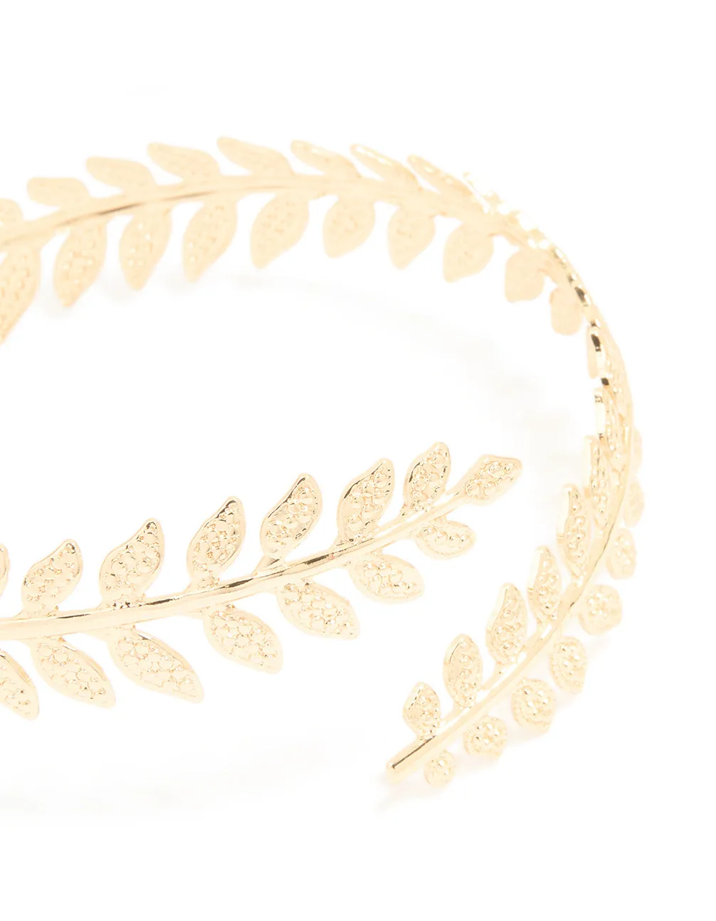 Gold Double Leaf Arm Cuff sold by lovisa product image thumbnail 2