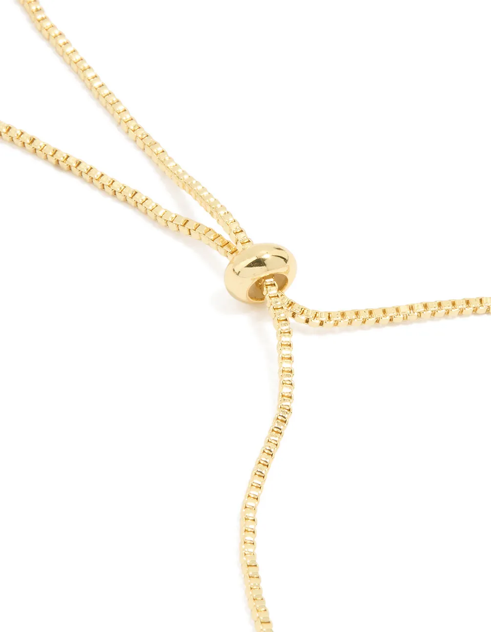 Gold Plated Cubic Zirconia Layered Toggle Bracelet sold by lovisa product image thumbnail 3