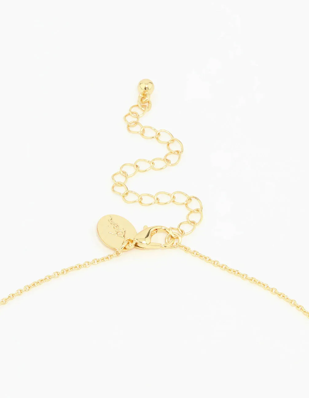 Gold Plated Green Semi Precious Cross Y-Necklace sold by lovisa product image thumbnail 5