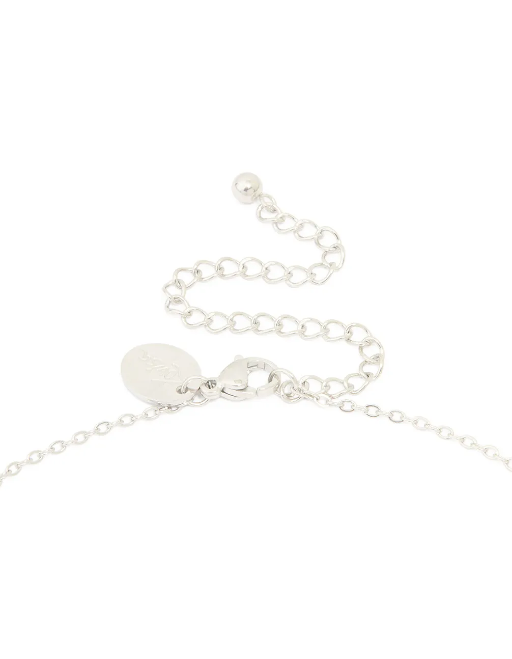 Waterproof Stainless Steel Large Bubble Letter M Necklace sold by lovisa product image thumbnail 3