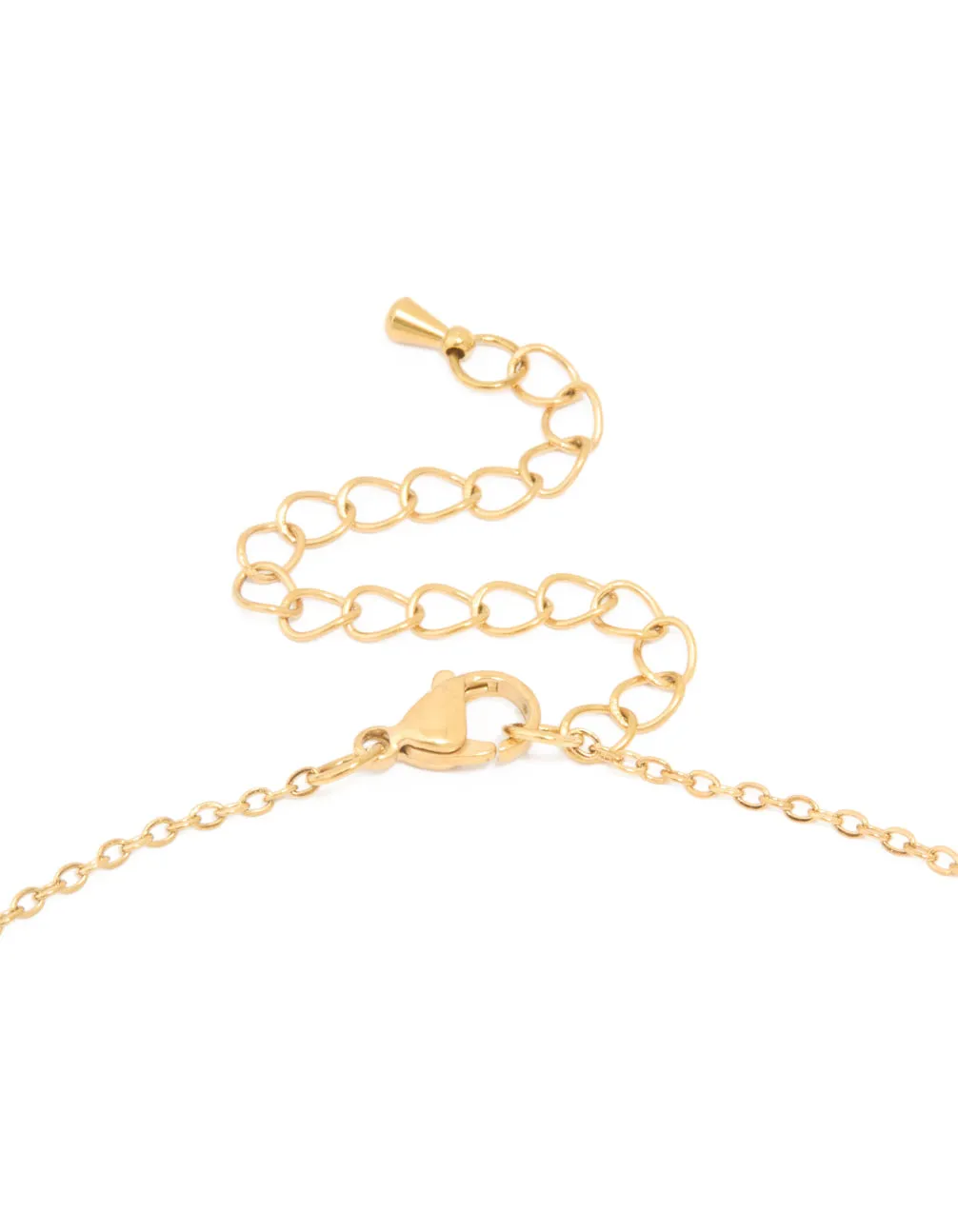 Waterproof Gold Plated Stainless Steel Angel Number 444 Necklace sold by lovisa product image thumbnail 3