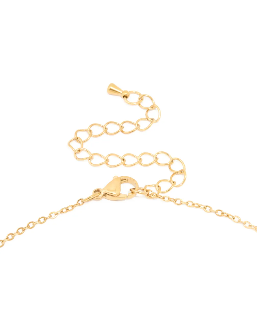 Waterproof Gold Plated Stainless Steel Angel Number 555 Necklace sold by lovisa product image thumbnail 3