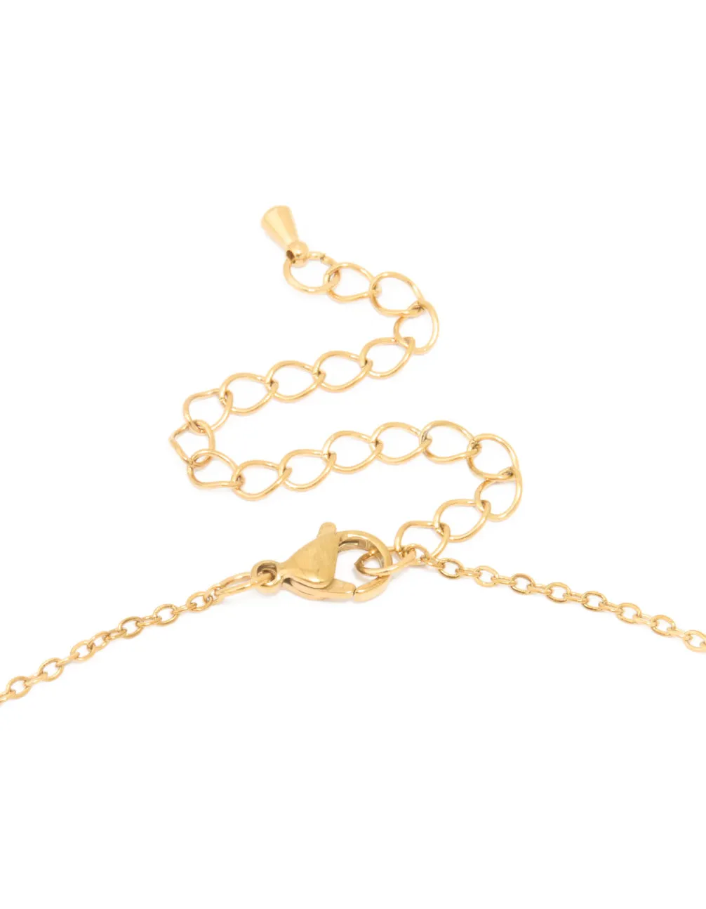 Waterproof Gold Plated Stainless Steel Angel Number 666 Necklace sold by lovisa product image thumbnail 3