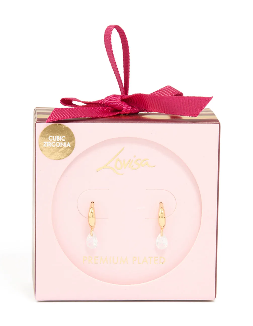 Gold Plated Cubic Zirconia Hook Earrings sold by lovisa product image thumbnail 3