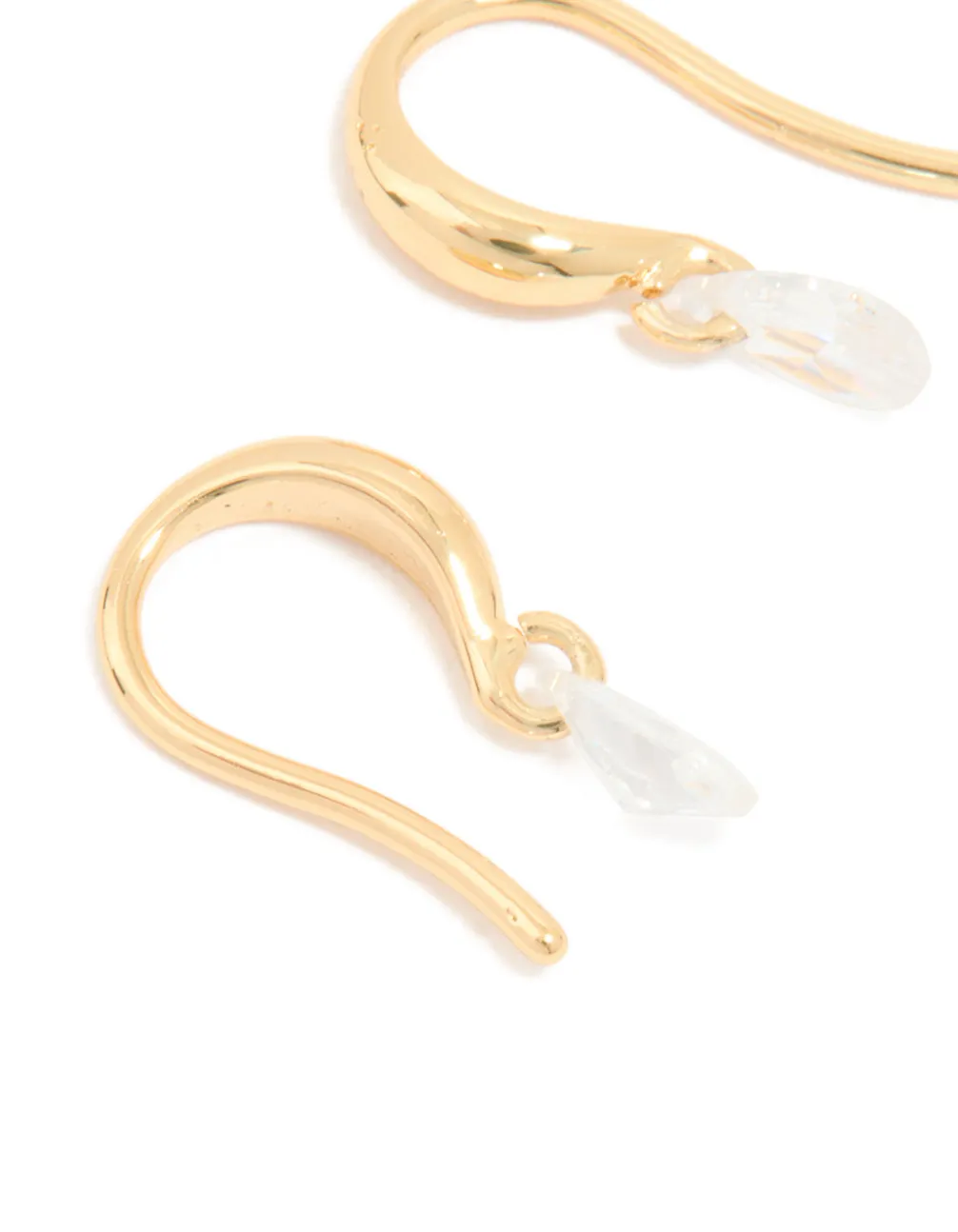 Gold Plated Cubic Zirconia Hook Earrings sold by lovisa product image thumbnail 2