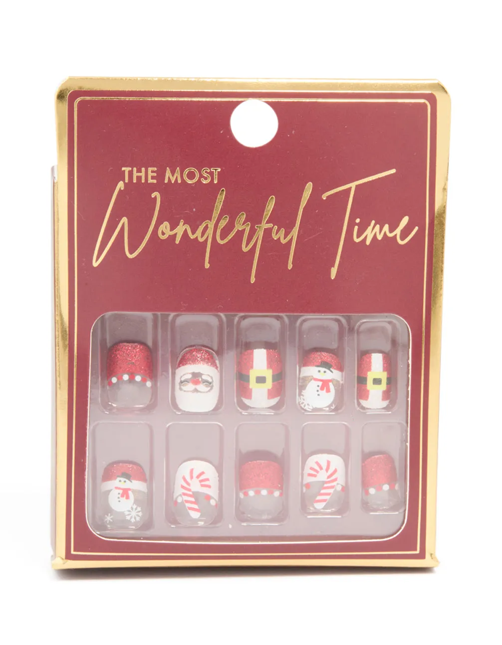 Santa Candy Cane Press-On Nail Set sold by lovisa product image thumbnail 3