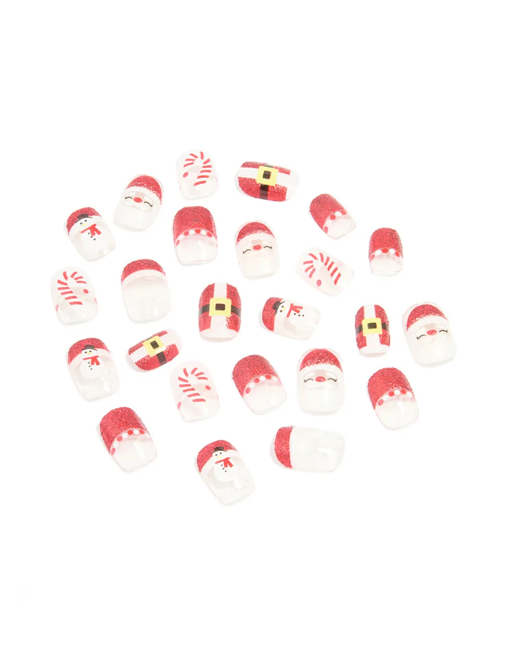 Santa Candy Cane Press-On Nail Set sold by lovisa product image thumbnail 2