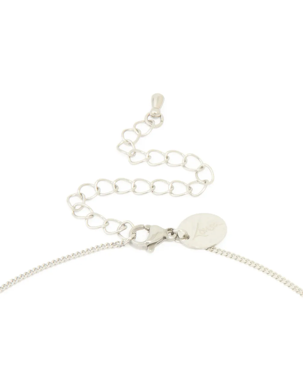 Waterproof Stainless Steel Bold Pendant Necklace sold by lovisa product image thumbnail 3