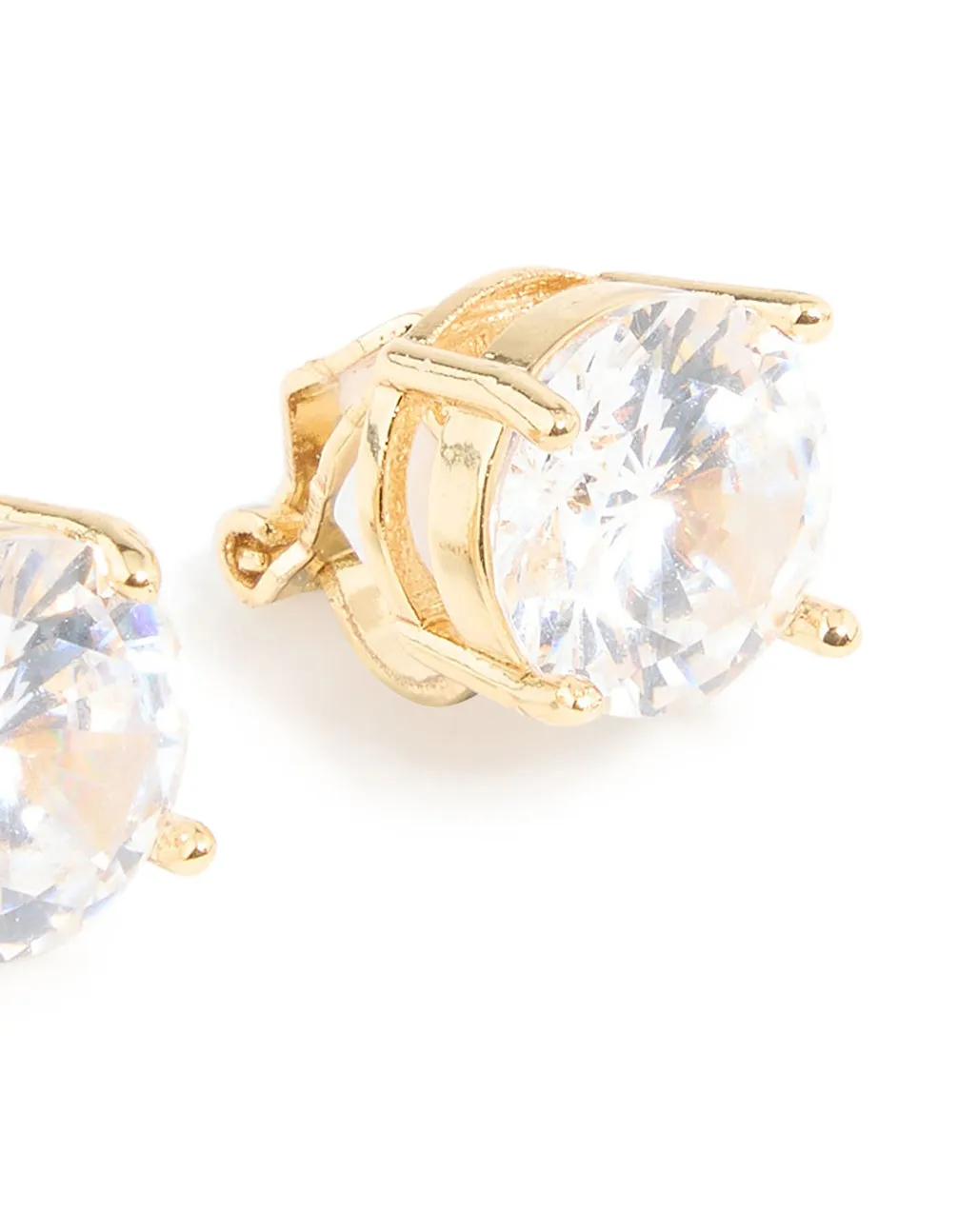 Gold Plated Cubic Zirconia Clip-On Stud Earrings sold by lovisa product image thumbnail 3