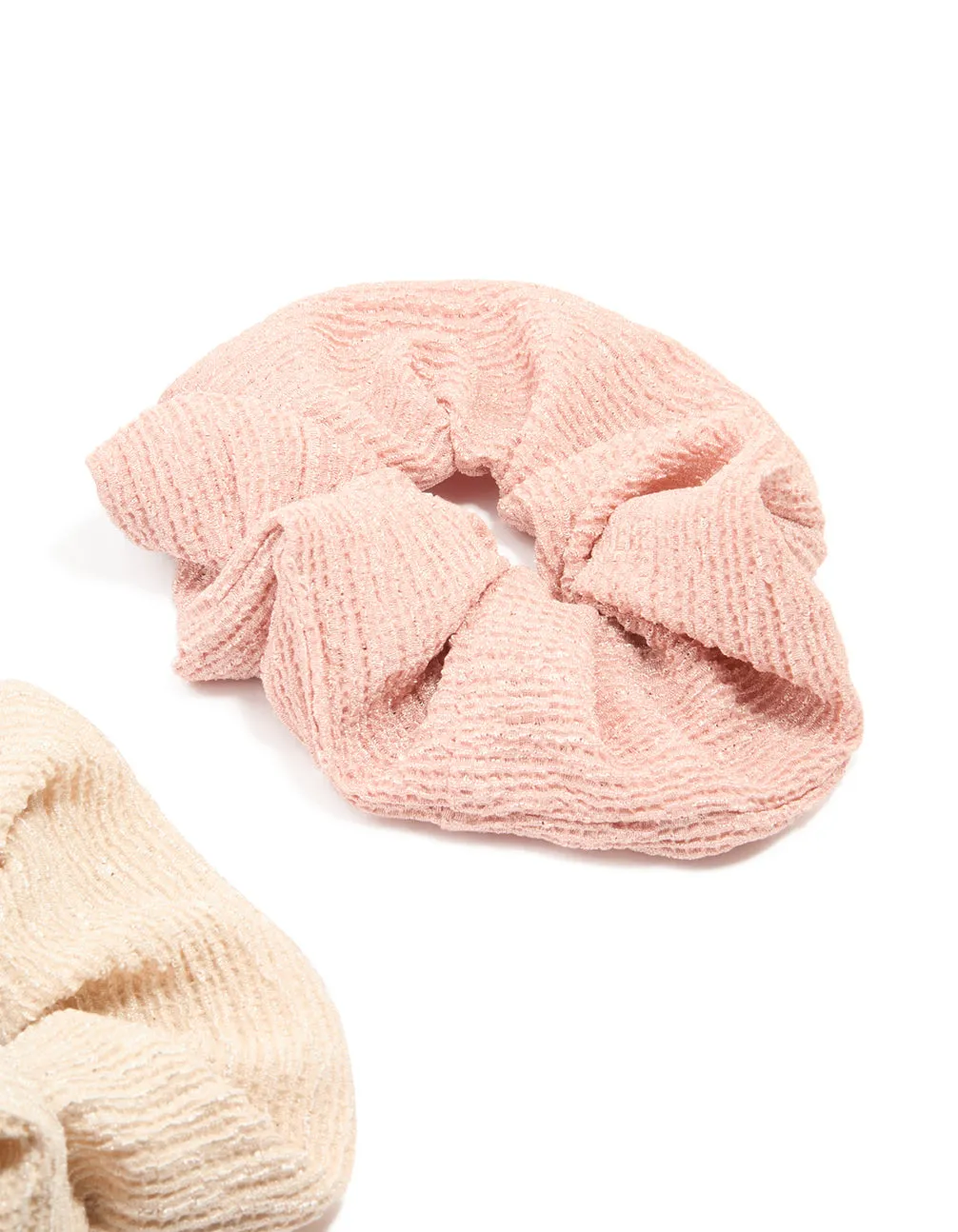 Textured Core Fabric Scrunchies 3-Pack sold by lovisa product image thumbnail 3