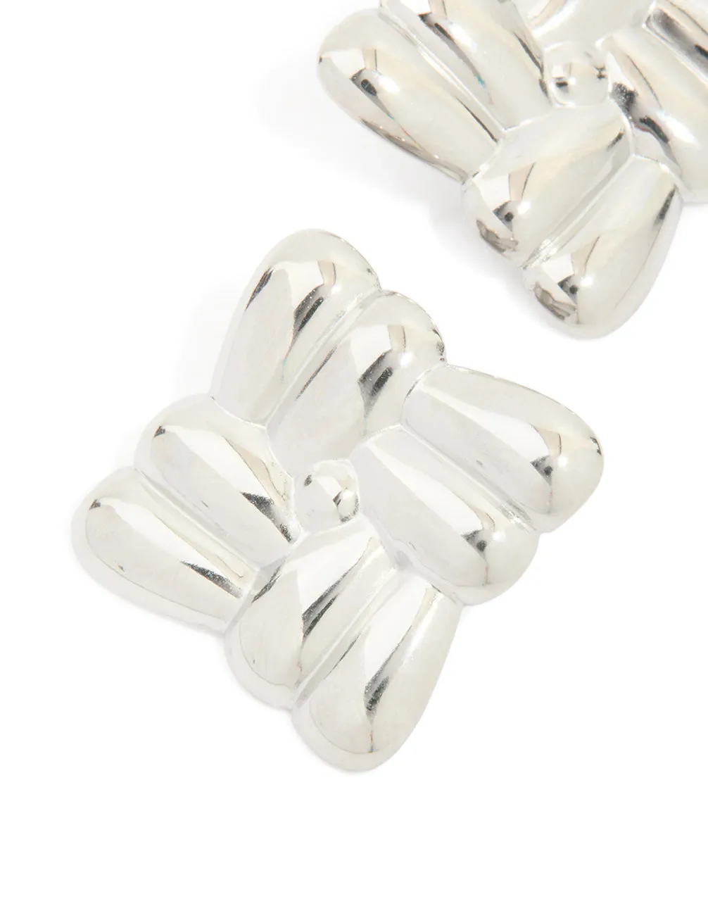 Waterproof Stainless Steel Cross Over Stud Earrings sold by lovisa product image thumbnail 2