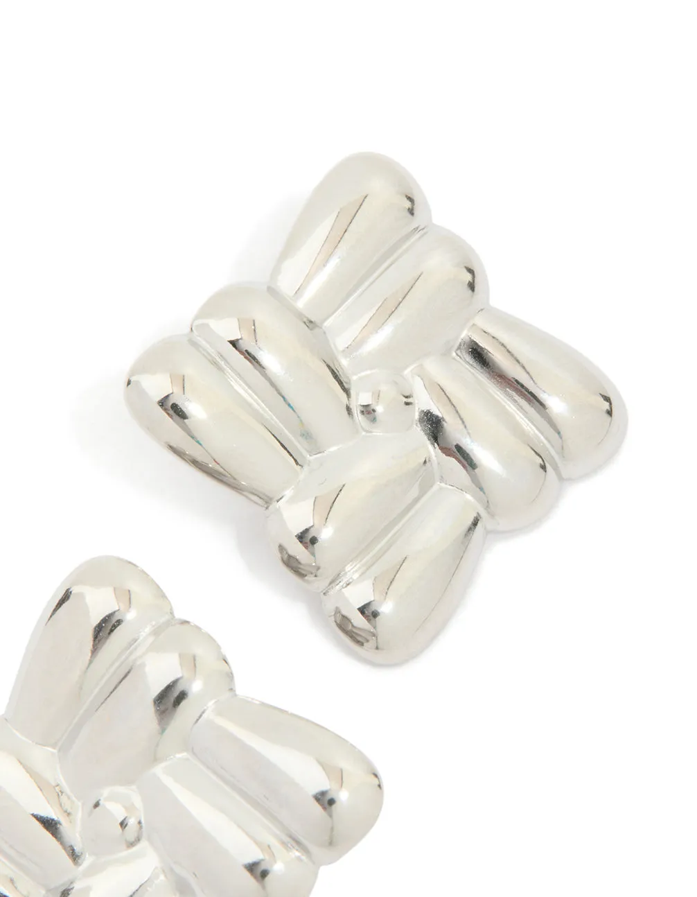 Waterproof Stainless Steel Cross Over Stud Earrings sold by lovisa product image thumbnail 3