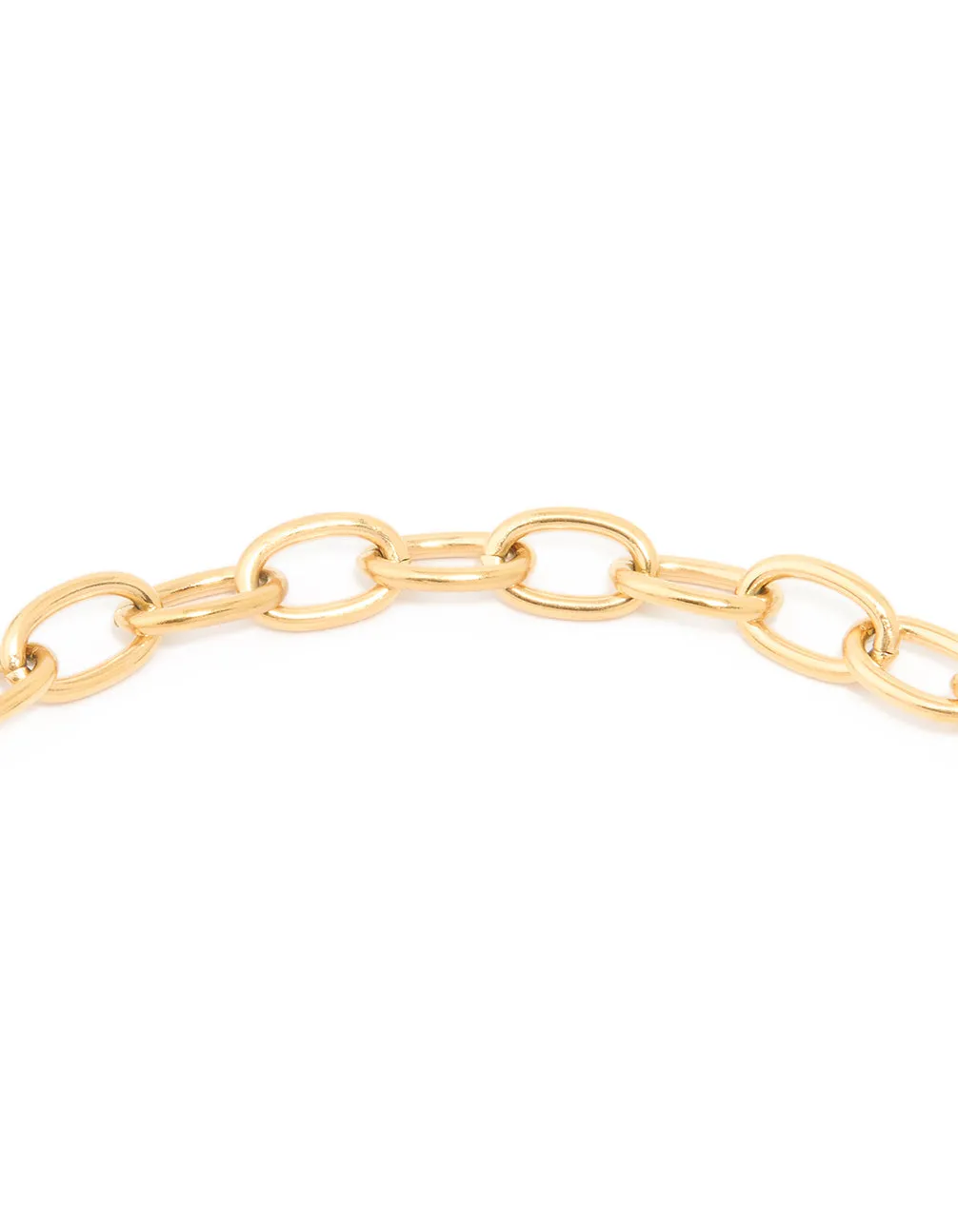 Waterproof Gold Plated Stainless Steel Heart Clasp Chain Necklace sold by lovisa product image thumbnail 5