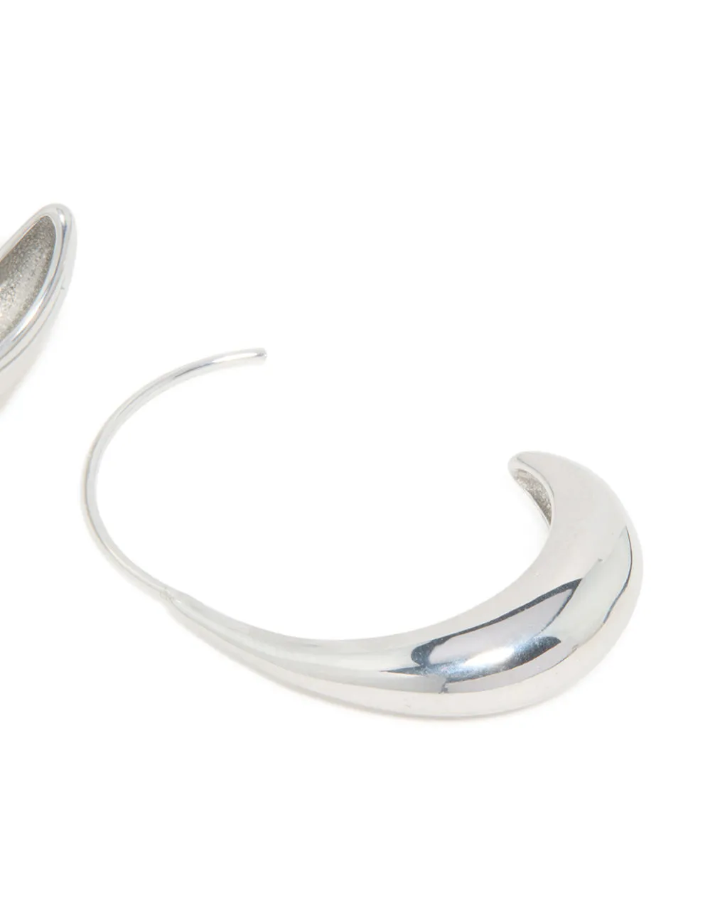 Waterproof Stainless Steel Thick Half Hoop Earrings sold by lovisa product image thumbnail 3