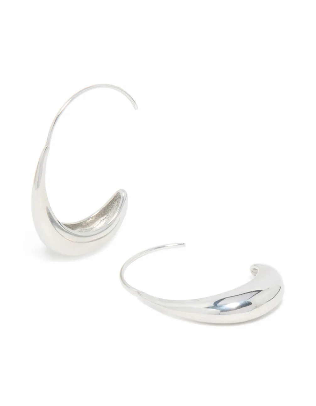 Waterproof Stainless Steel Thick Half Hoop Earrings sold by lovisa