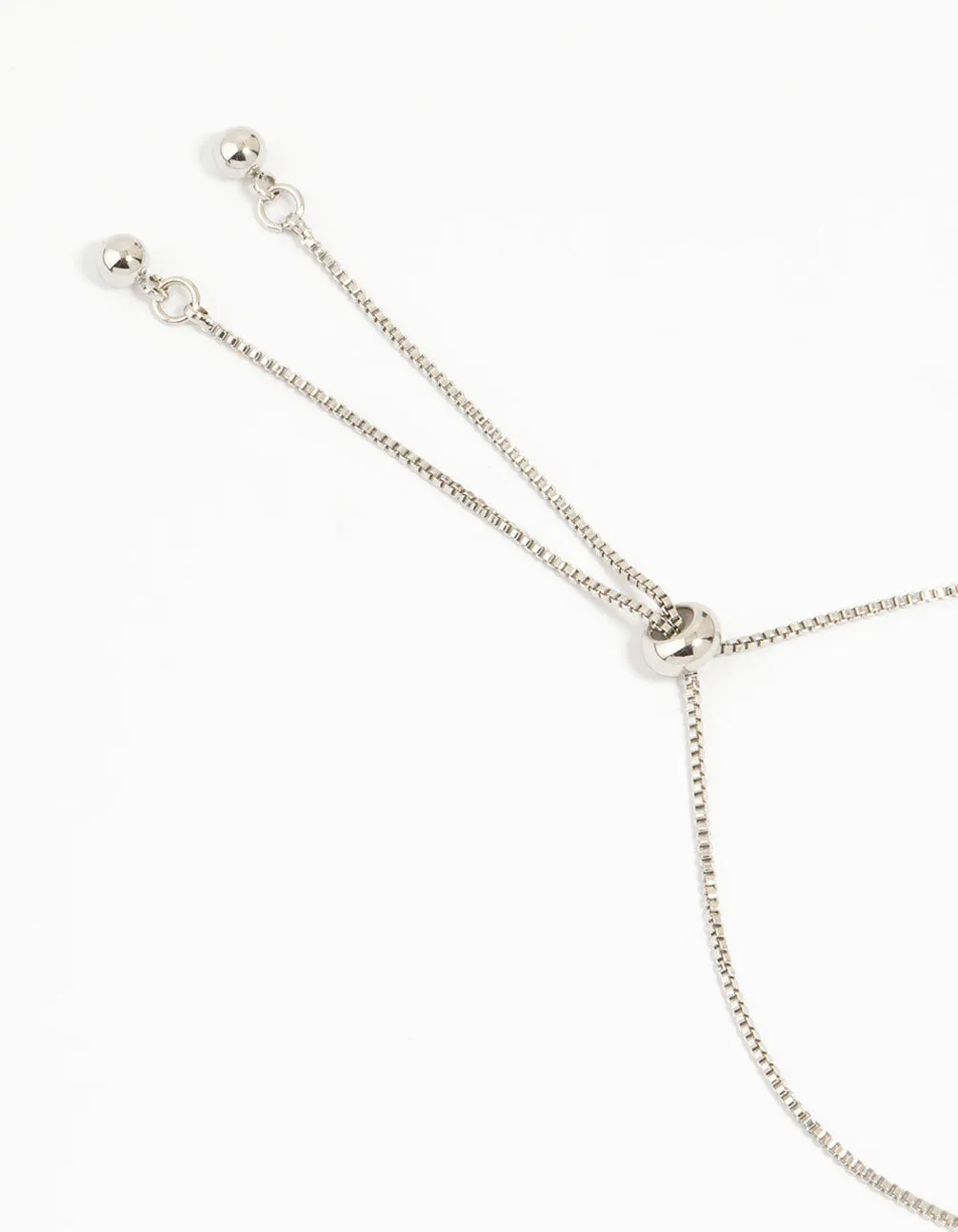 Silver Cubic Zirconia Butterfly & Flower Bracelet sold by lovisa product image thumbnail 3