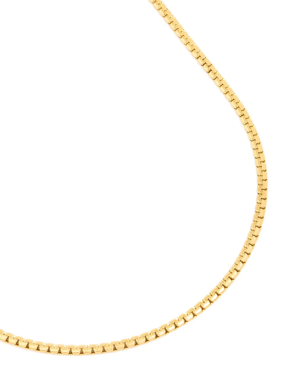 Waterproof Gold Plated Stainless Steel Thick Snake Chain Necklace sold by lovisa