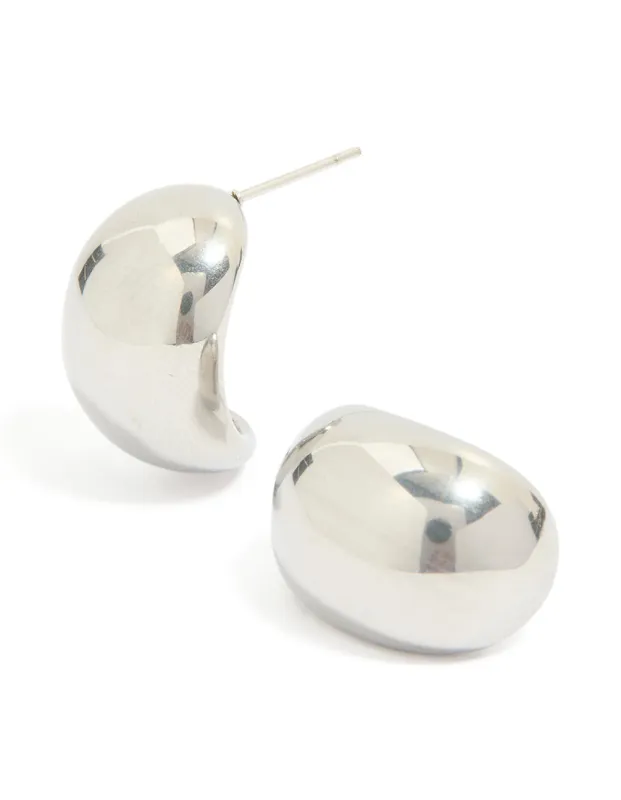 Waterproof Stainless Steel Small Cave Stud Earrings sold by lovisa
