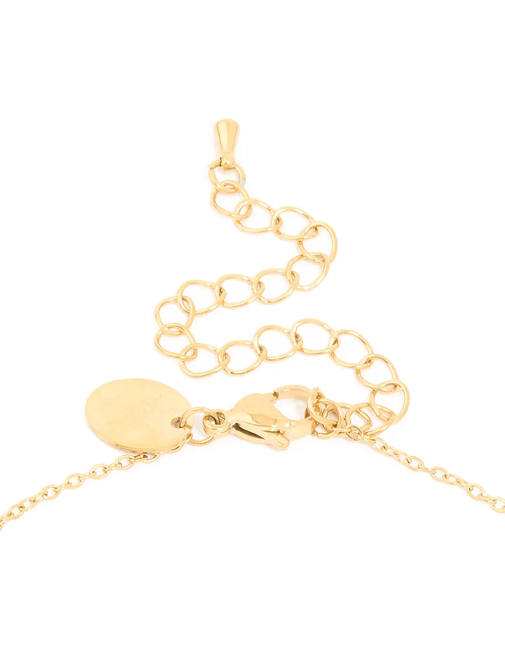 Waterproof Gold Plated Stainless Steel Sun Pendant Necklace sold by lovisa product image thumbnail 3