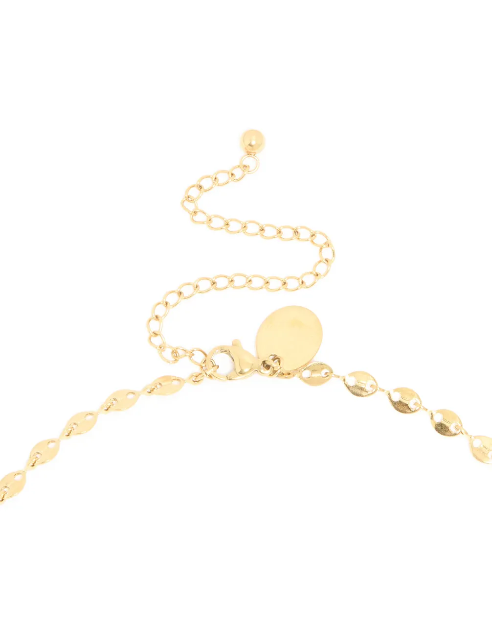 Waterproof Gold Plated Stainless Steel Marina Chain Y-Necklace sold by lovisa product image thumbnail 3