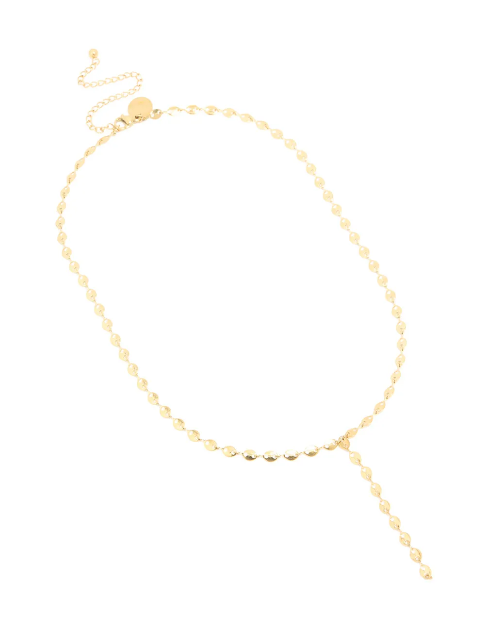 Waterproof Gold Plated Stainless Steel Marina Chain Y-Necklace sold by lovisa product image thumbnail 2