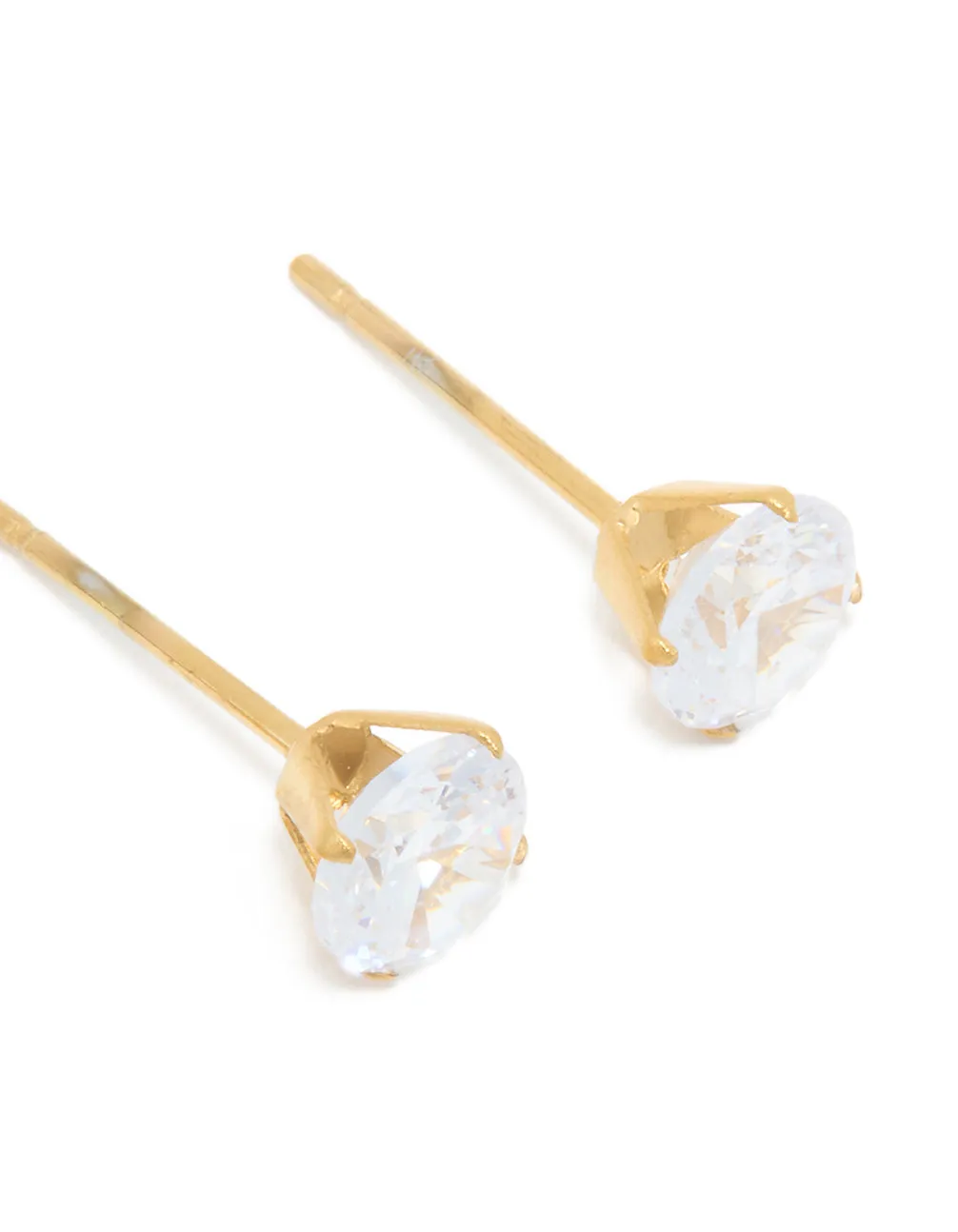 Waterproof Gold Plated Stainless Steel Cubic Zirconia Hoop & Stud Earrings 3-Pack sold by lovisa product image thumbnail 3