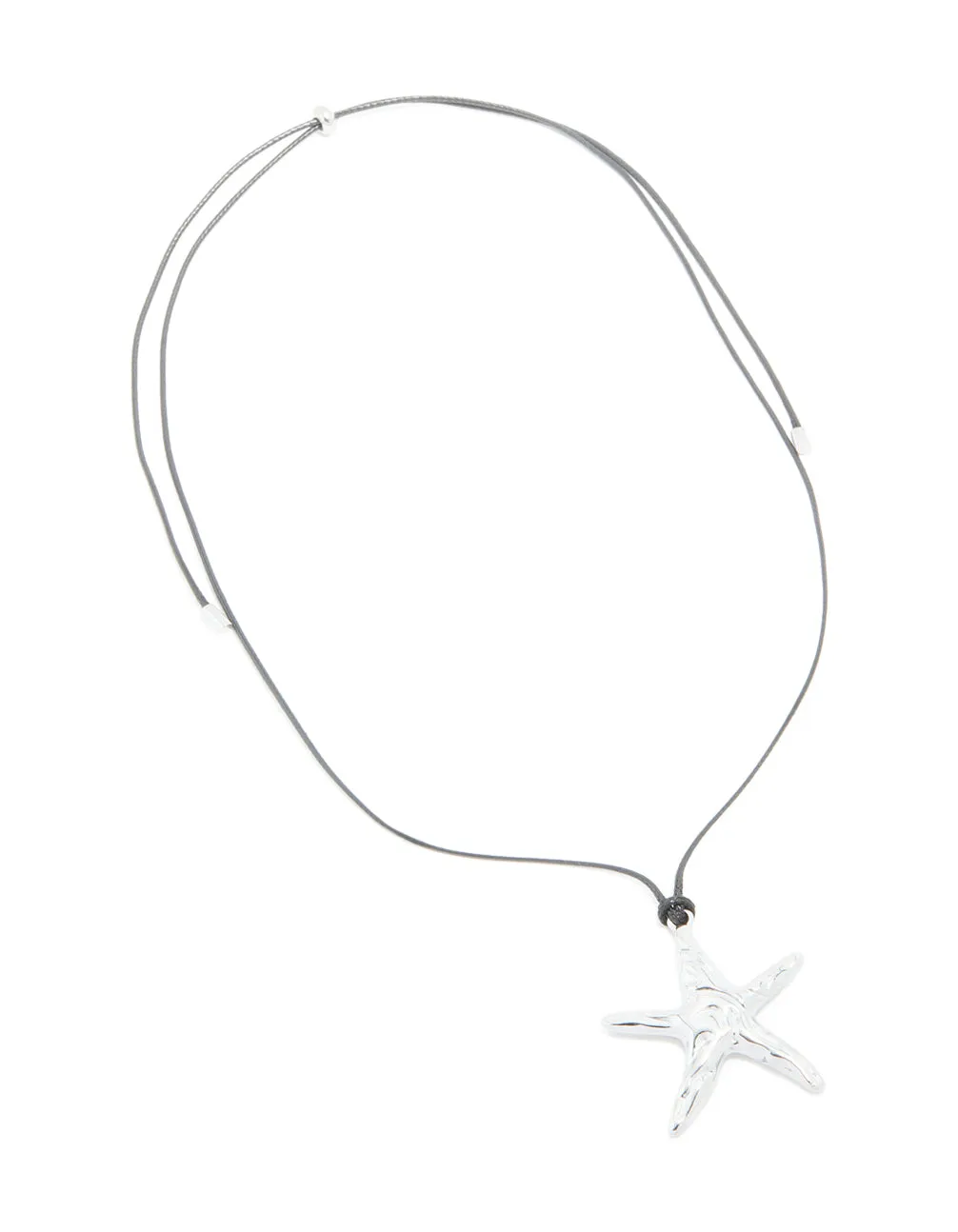 Waterproof Stainless Steel Starfish Cord Necklace sold by lovisa product image thumbnail 2