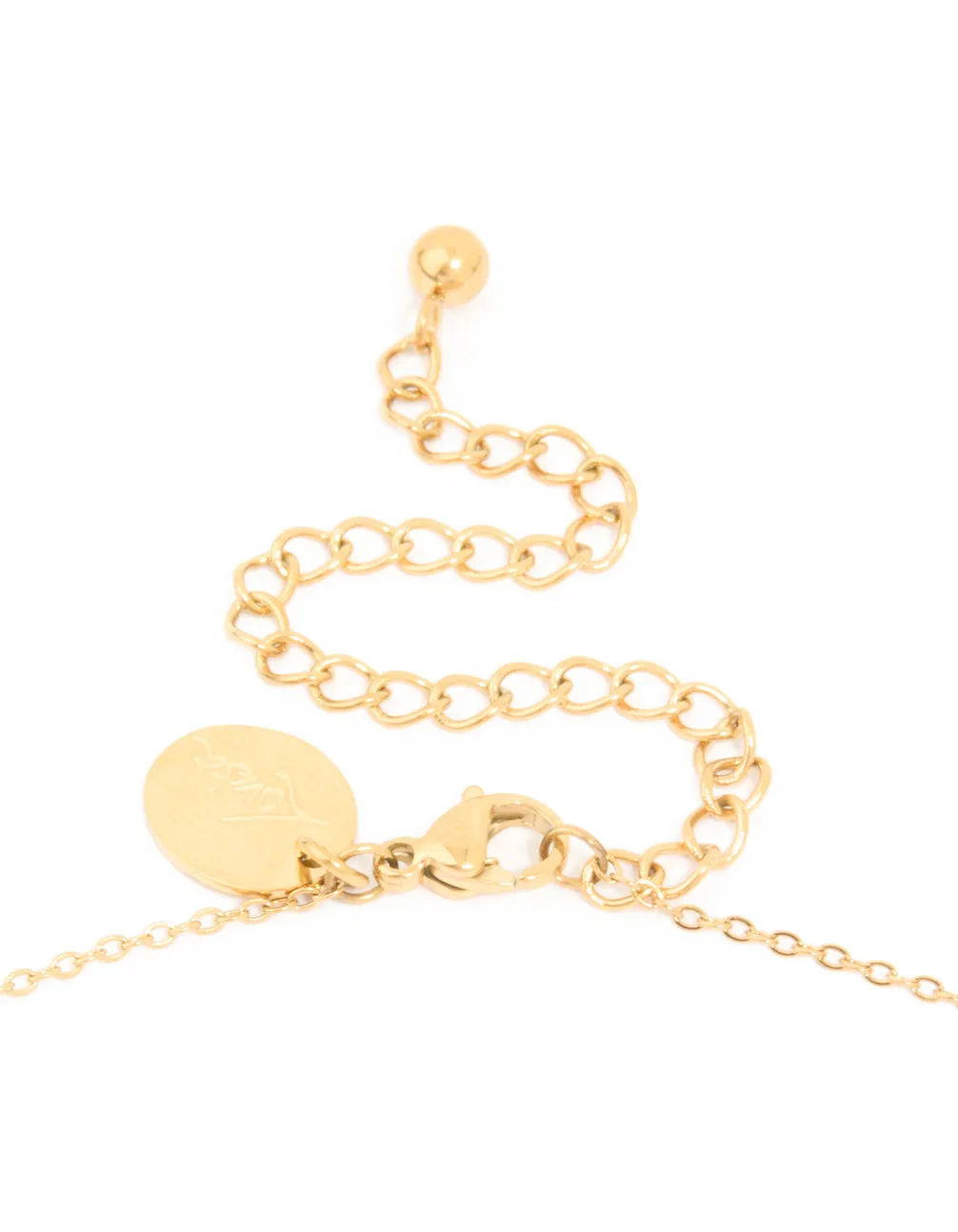 Waterproof Gold Plated Stainless Steel Pearl Starfish Pendant Necklace sold by lovisa product image thumbnail 3