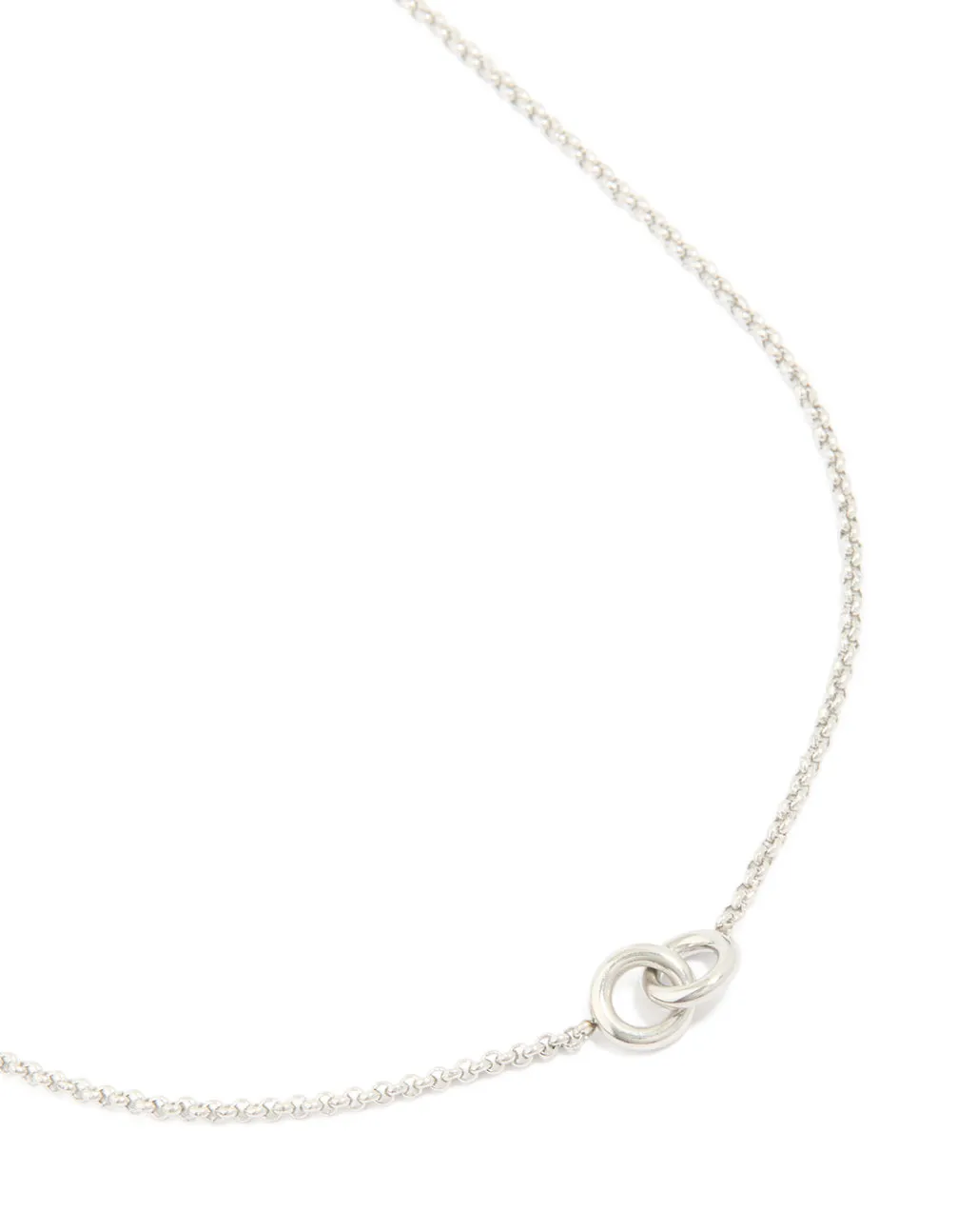 Waterproof Stainless Steel Interlock Loops Pendant Necklace sold by lovisa