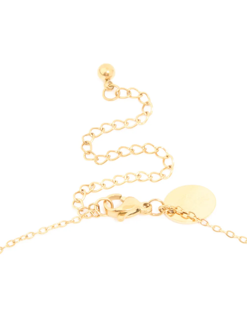Waterproof Gold Plated Stainless Steel Pearls Necklace sold by lovisa product image thumbnail 3