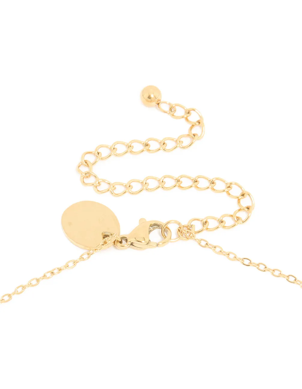 Waterproof Gold Plated Stainless Steel Birth Flower June Rose Necklace sold by lovisa product image thumbnail 3