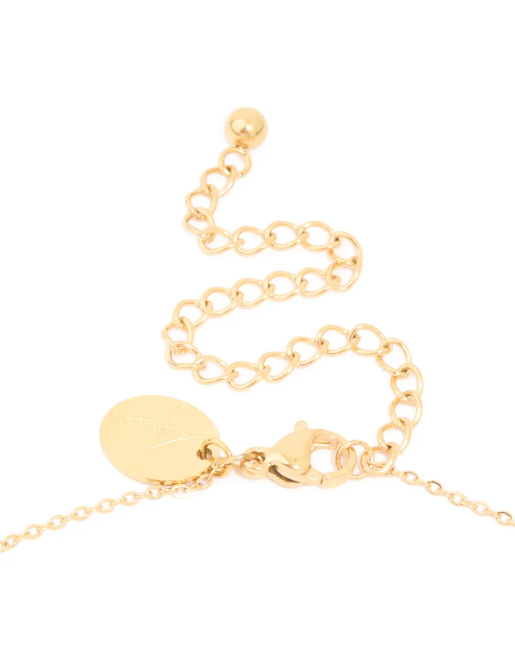 Waterproof Gold Plated Stainless Steel Flower Pendant Necklace sold by lovisa product image thumbnail 3