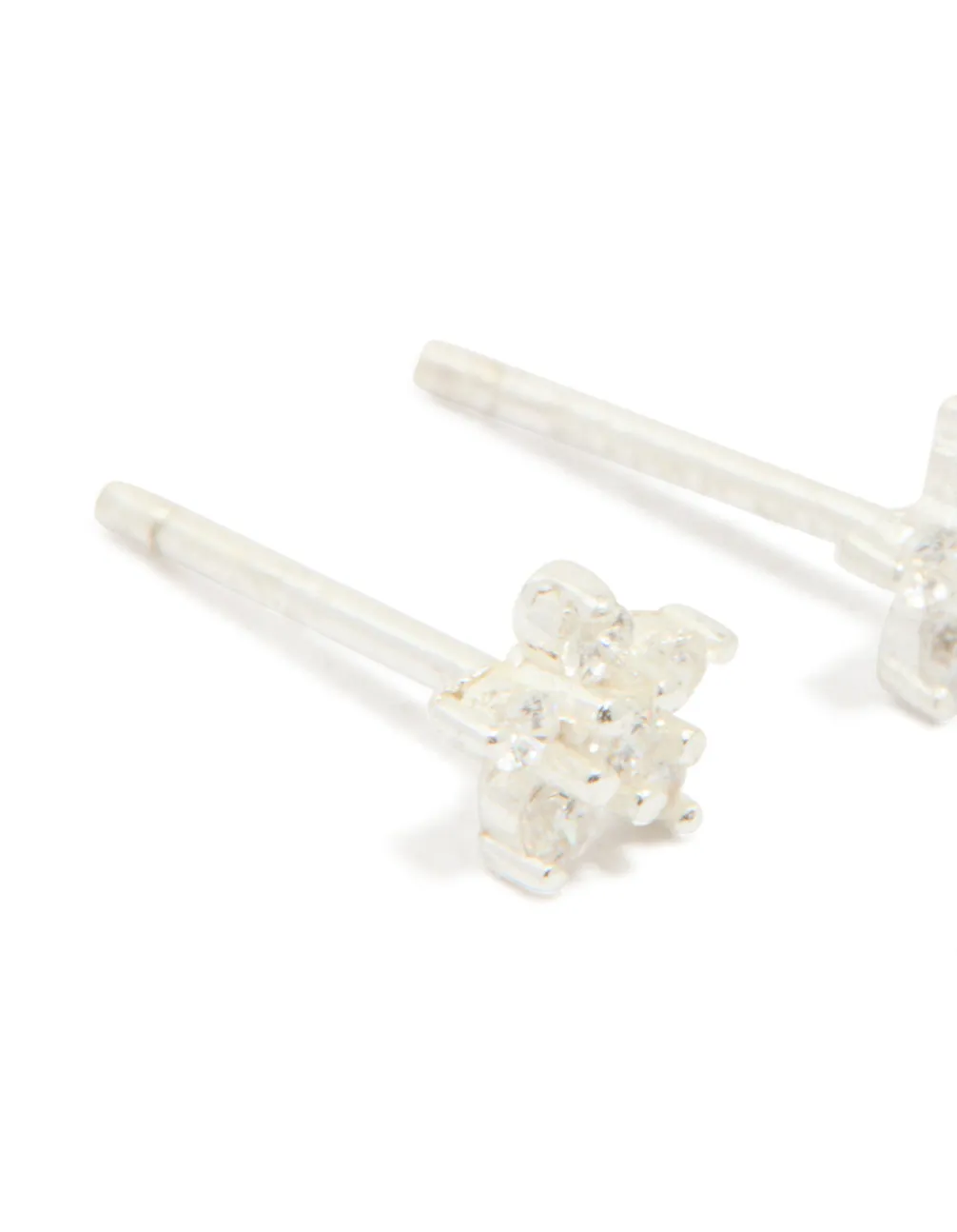 Sterling Silver Cubic Zirconia Flower Stud Earrings sold by lovisa product image thumbnail 2