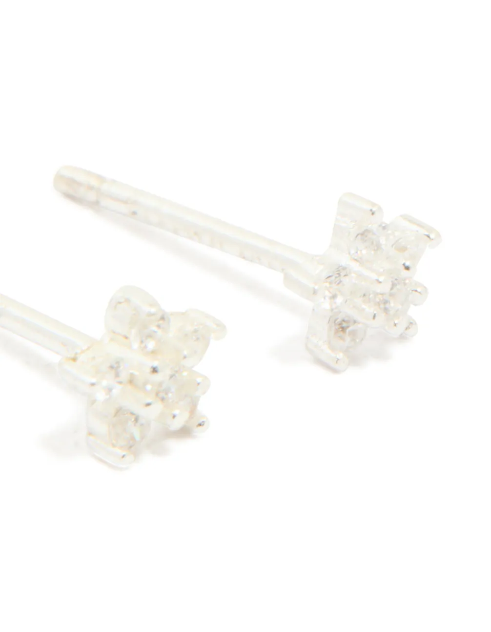 Sterling Silver Cubic Zirconia Flower Stud Earrings sold by lovisa product image thumbnail 3