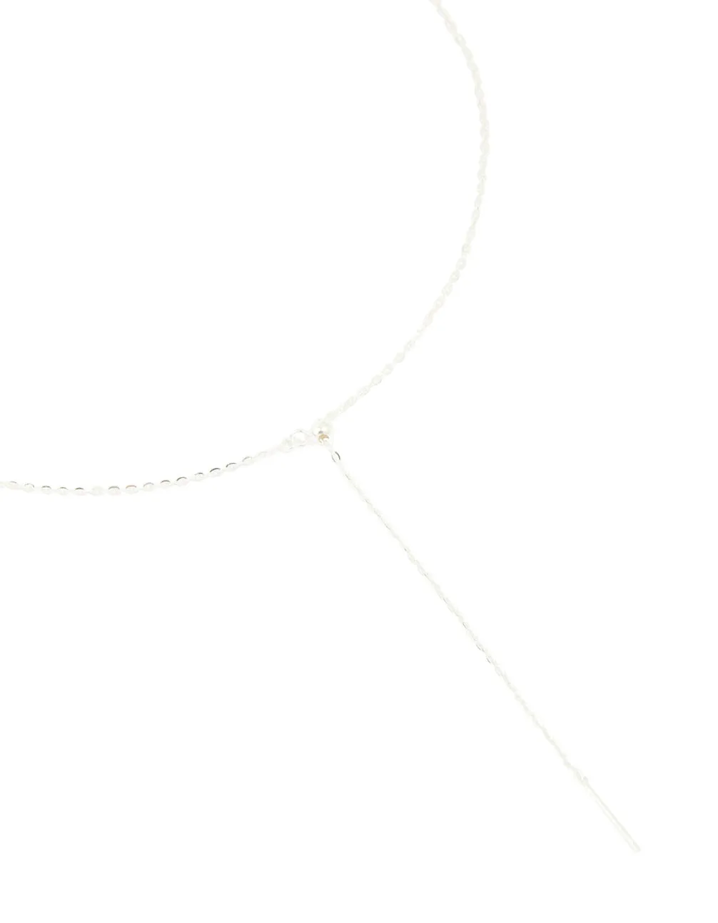 Sterling Silver Adjustable Chain Y-Necklace sold by lovisa