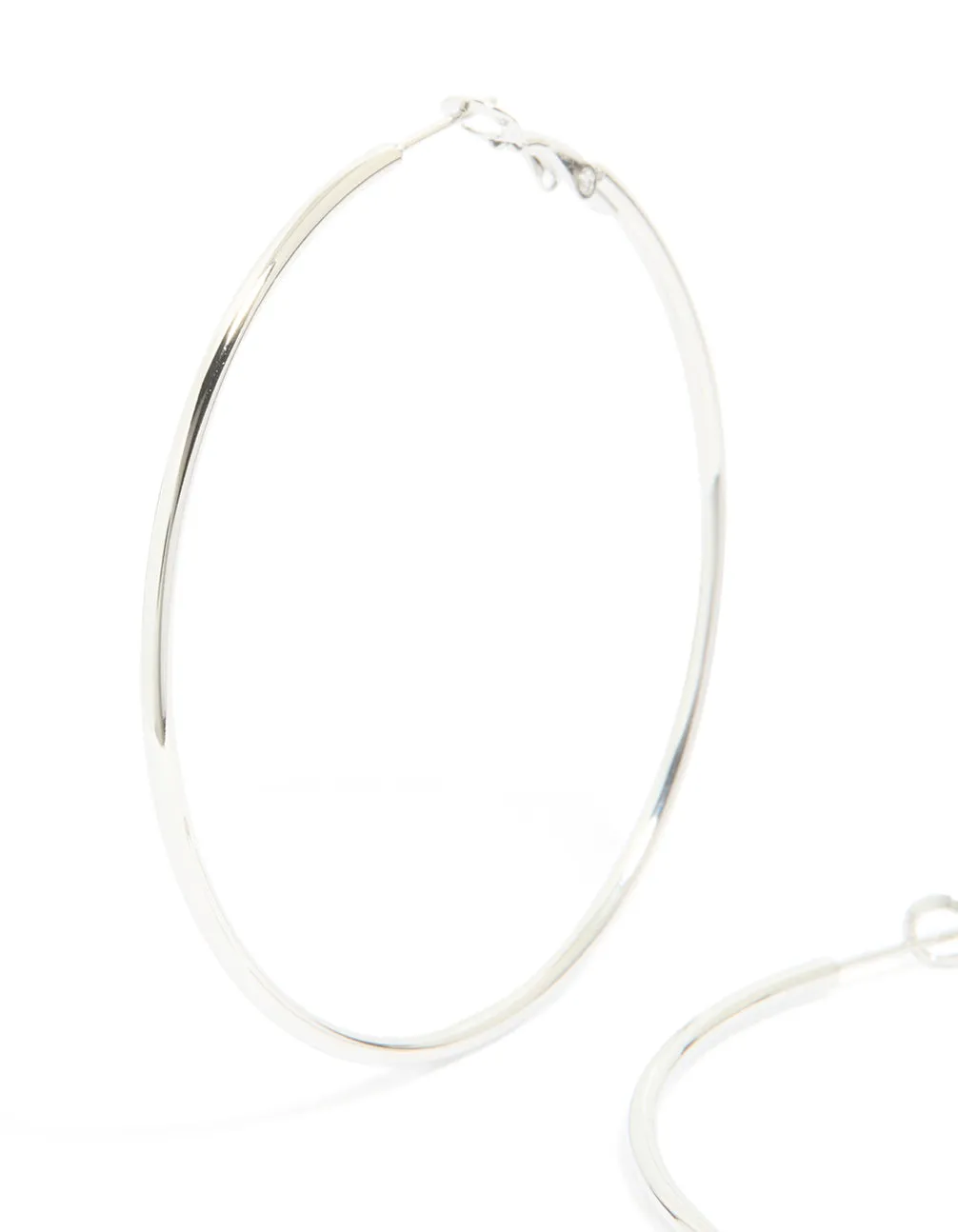 Waterproof Stainless Steel Hoop Earrings 55 MM sold by lovisa product image thumbnail 4