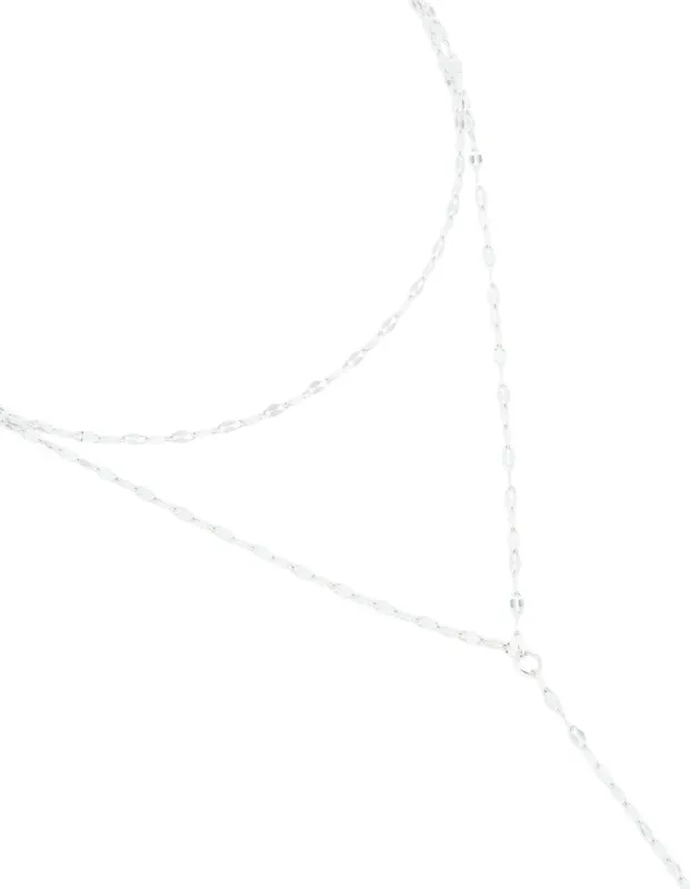 Waterproof Stainless Steel Multi Layered Chain Y-Necklace sold by lovisa