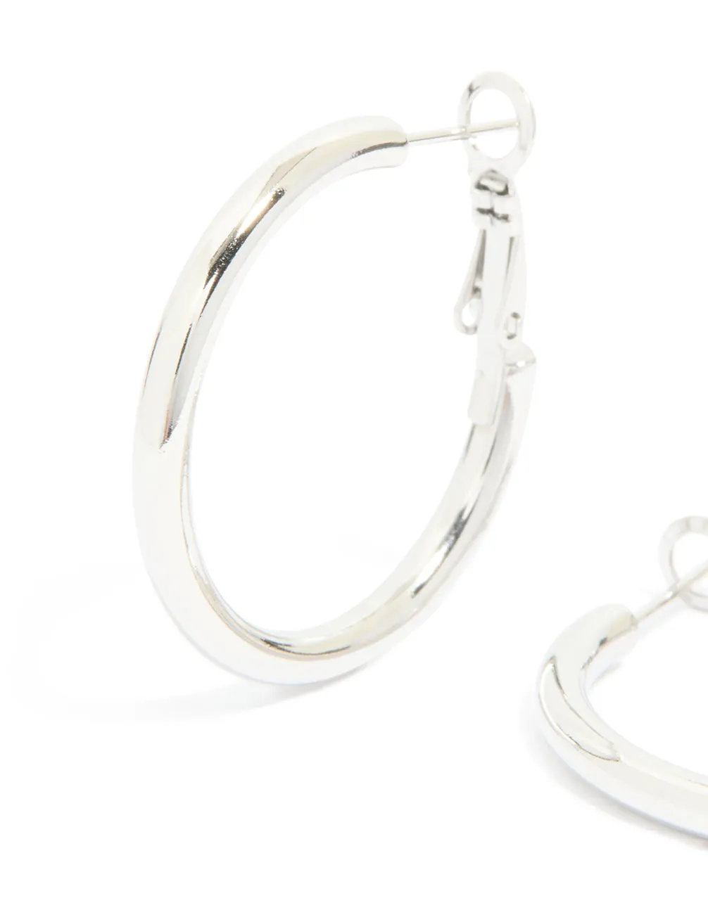 Waterproof Stainless Steel Hoop Earrings 40 MM sold by lovisa product image thumbnail 4
