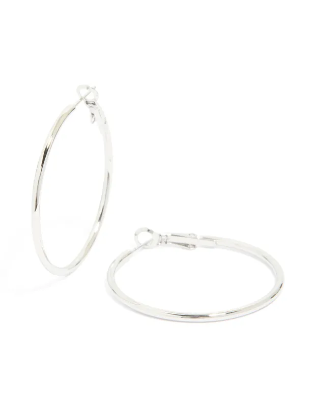 Waterproof Stainless Steel Hoop Earrings sold by lovisa