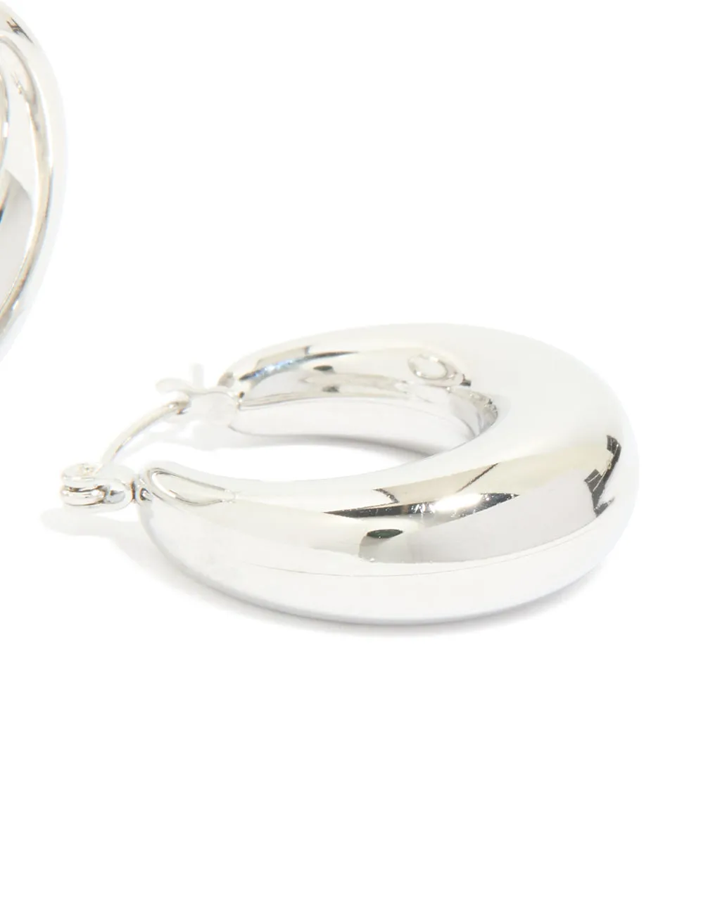 Waterproof Stainless Steel Small Chunky Huggie Earrings sold by lovisa product image thumbnail 5