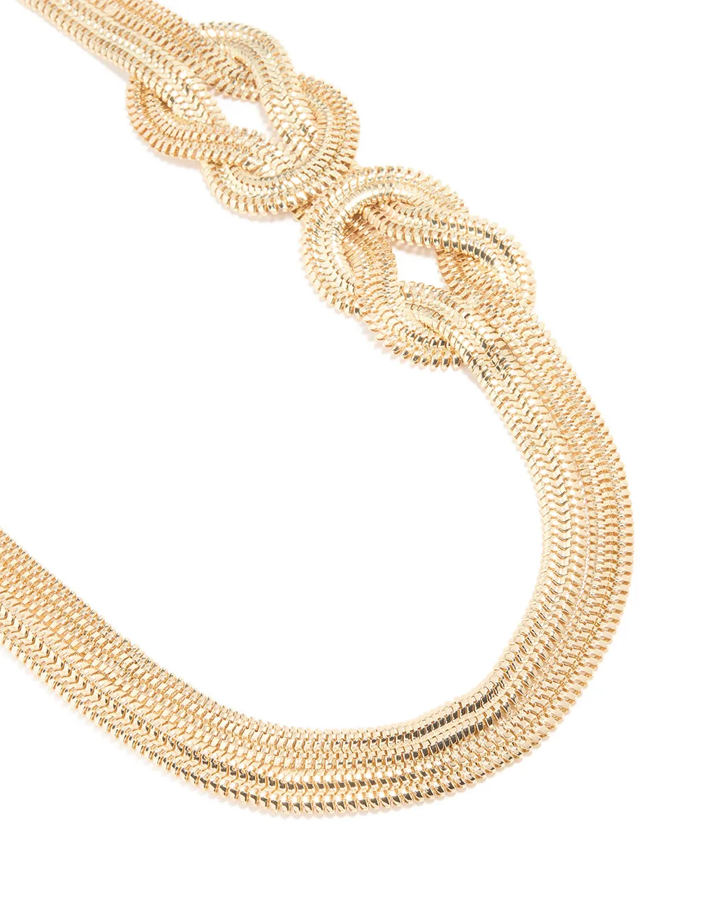 Gold Snake Chain Knot Belt sold by lovisa