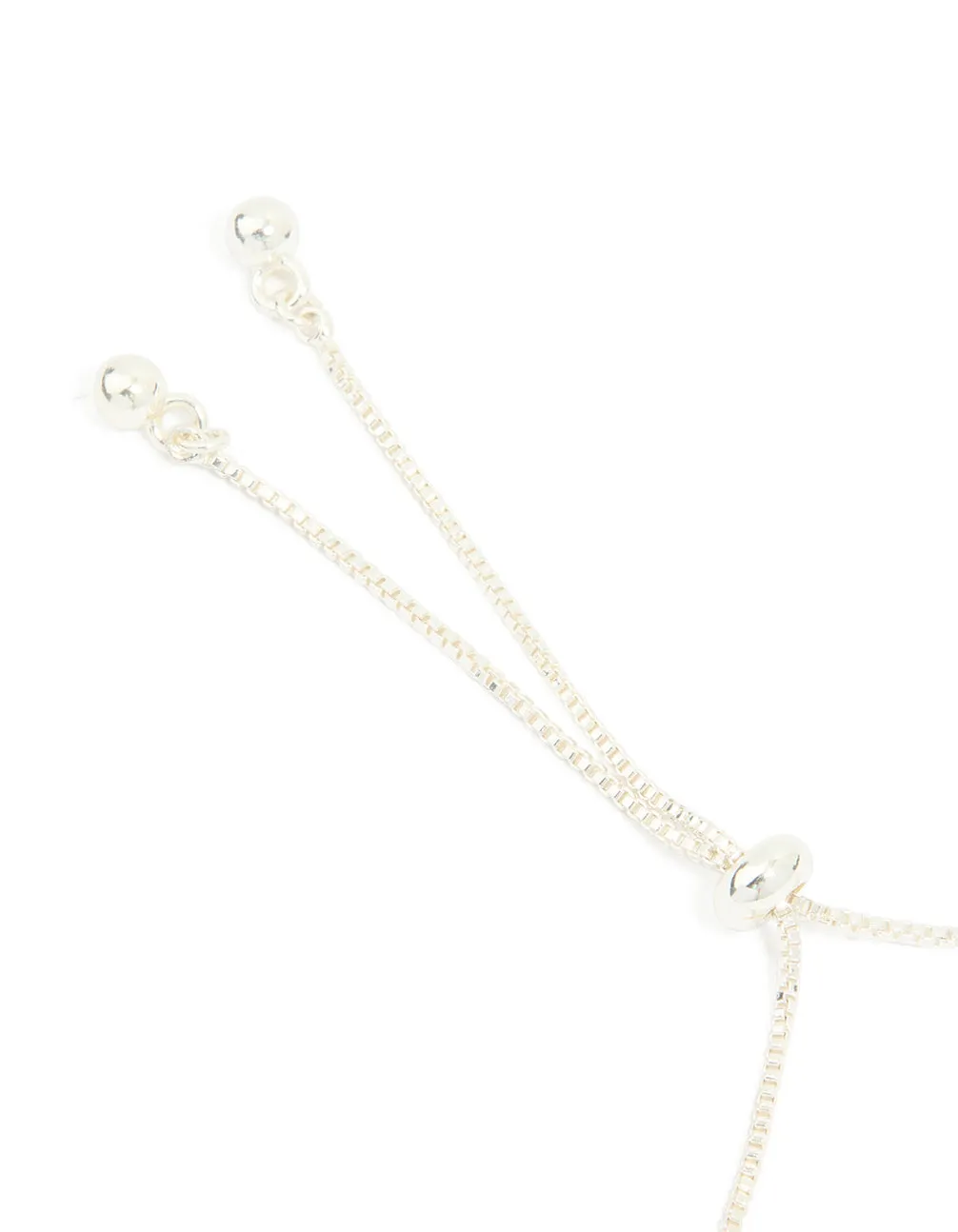 Silver Cubic Zirconis Flower Marquise Vintage Toggle Bracelet sold by lovisa product image thumbnail 3